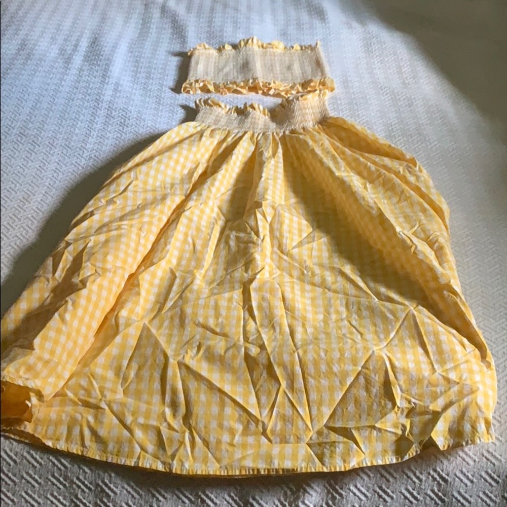 YELLOW ZARA WOMAN MATCHING SET